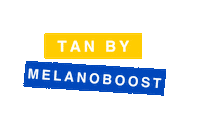 tanning Sticker by Melanoboost