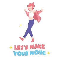 Happy Make Your Move Sticker by Posh Indonesia