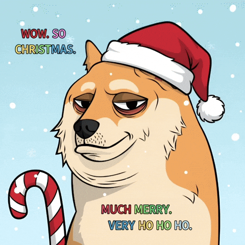 Christmas Snow GIF by Doge Pound