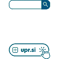 Social Networks Follow Sticker by University of Primorska