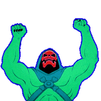 Skeletor Sticker by hAyDiRoKeT