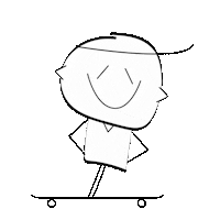 Skate Skating Sticker by dailybred