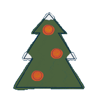 Christmas Tree Sticker by No Fake Flowers