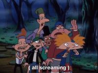 hey arnold nicksplat GIF