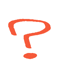 morgontidningen red question mark morgontidningen frågetecken Sticker