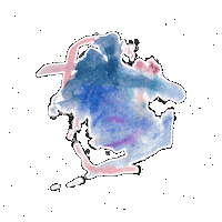PandaKongArt splotch pandakong panda kong splotch summer Sticker
