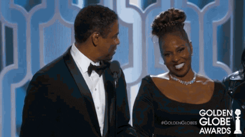 Denzel Washington Glasses GIF by Golden Globes