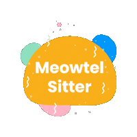 meowtel_ catsitter meowtel cat sitter Sticker