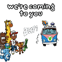 Come On My Way Sticker by VeeFriends