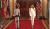 Looking At Melania Trump GIF by PBS News