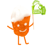 Happy Fried Chicken Sticker by PHUTURE Foods