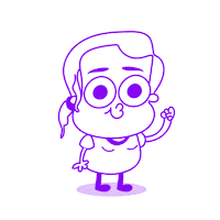 MelisaTOMA3612 nina morado pitatoma Sticker