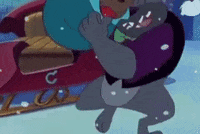 an all dogs christmas carol friends GIF by MGM Christmas