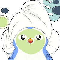Beauty Glow Up Sticker by Pudgy Penguins