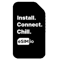Chill Esim Sticker by Teknasyon