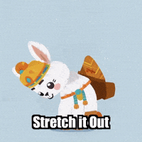 Stretching Warm-Up GIF by Llamaozi