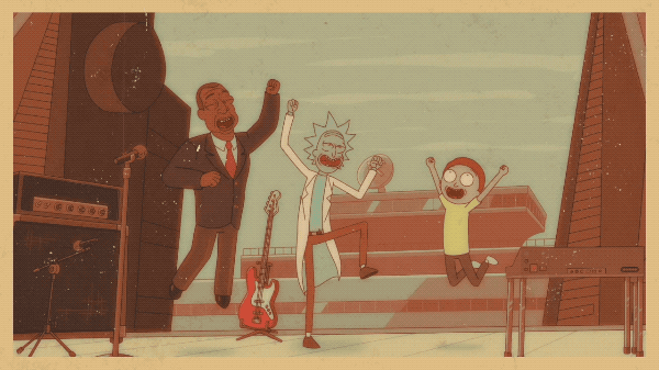 rick and morty animation GIF by Sub Pop Records
