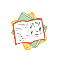 Book Read Sticker by weekendsundries