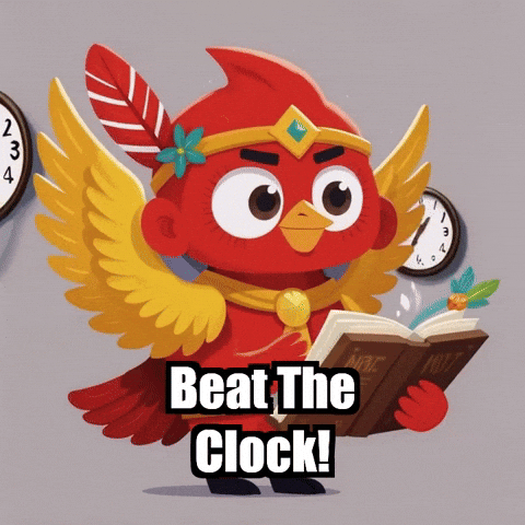 Beat The Clock GIF by The Cardinal Virtue