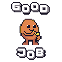 Congrats Success Sticker by Potatoz by 9GAG