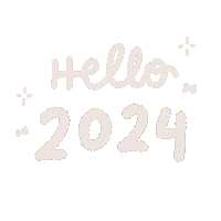 New Year Hello Sticker