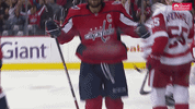 celebrate ice hockey GIF by NBC Sports Washington