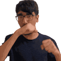 Booger Sniffing Sticker