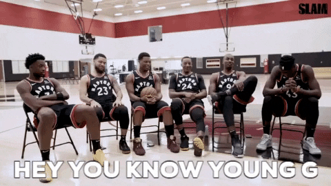 jonathanrahul giphygifmaker raptors og we the north GIF