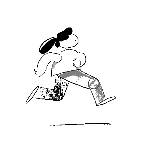 ImagePropellerStudios run running run for your life fast running Sticker