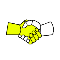 fwdobsessed deal complete shake hands entreprenuer Sticker