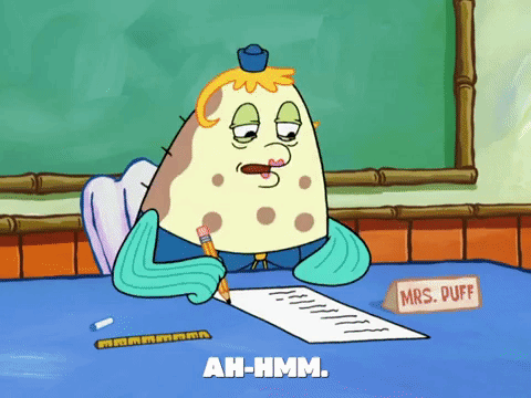 season 8 squidward's school for grown ups GIF by SpongeBob SquarePants
