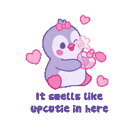 Penguin Perfume Sticker