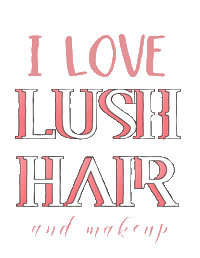 Lushhair hair lush foils lushhair Sticker