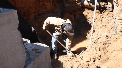 Digging Blue Collar GIF by JC Property Professionals