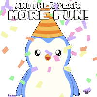 Happy Birthday Sticker by Pudgy Penguins