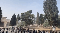 Israeli Police Clash With Protesters at Jerusalem's Al-Aqsa Mosque