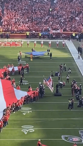 Football Fans Help Ashanti Sing National Anthem in Kansas City Following Mic Issues