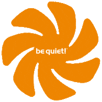 bequiet_official bequiet silentwings sineltwingsorange Sticker