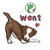 Dog Tail Sticker by realdogbox