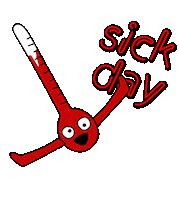 Sick Work Sticker by erma fiend