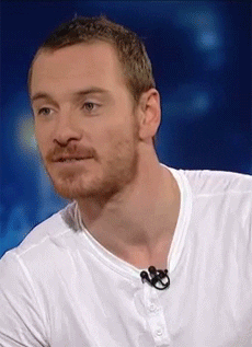 michael fassbender ginger beard GIF