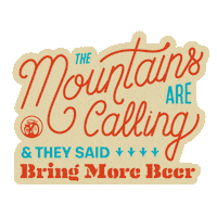 NewBelgiumBrewing beer mountains craft beer brewery Sticker