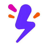 Lightning Bolt Sticker by obé Fitness
