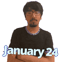 January 24 Sticker