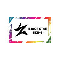 ImageStarSignsLtd star graphic design image signs Sticker