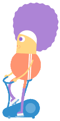 Cystic Fibrosis Cycling Sticker by Beam Feel Good