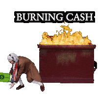 No Money Cash Sticker