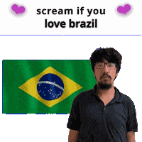 Brazil Flag Sticker
