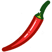 Cayenne Pepper Food Sticker by FarmBot