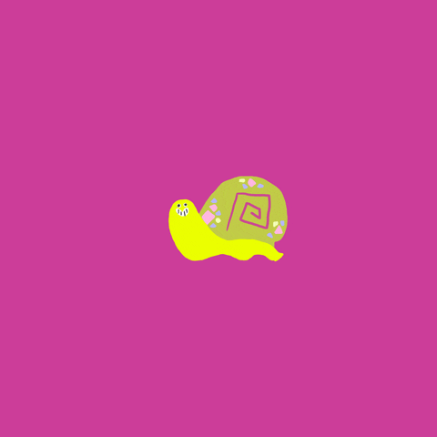 animation snail GIF by Gonchi casas